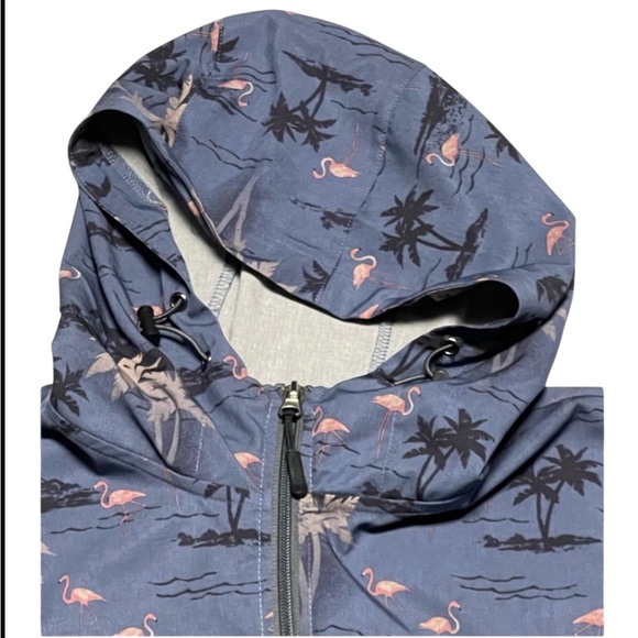 MARGARITAVILLE ISLAND GIII JACKET WOMEN ZIP-UP LONG SLEEVE HOODIE COLOR BLUE M - Picture 6 of 15